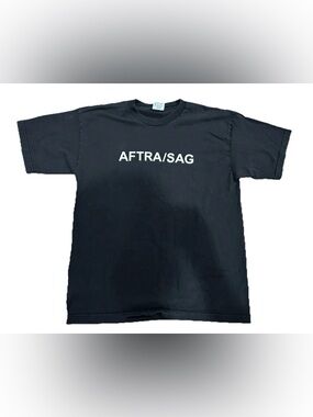 SAG AFTRA T-Shirt Shirt XL Actors Movie Hollywood Strike Bayside